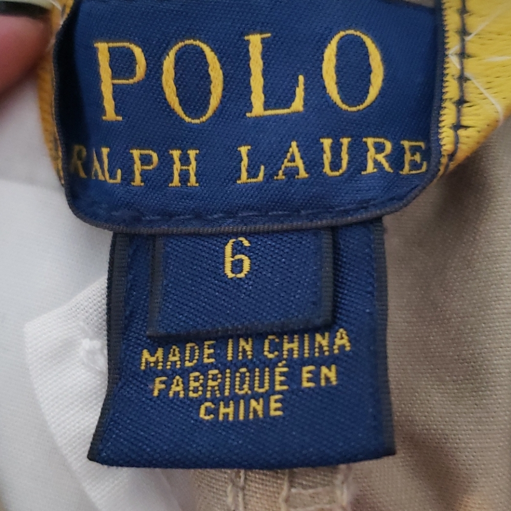 Boys Polo Ralph Lauren Khaki Pants